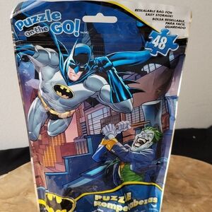 DC Comics Batman & Joker 48-Piece Puzzle - Blue, Black, Gray, Yellow, Green